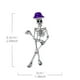 thumbnail image 2 of Disfraces de Halloween para Mujeres Broche de Cráneo de Mujer Cristal Espumante Joyería de Bicicleta de Mujer Accesorios de Disfraces de Halloween Joyería para Mujeres, 2 of 6