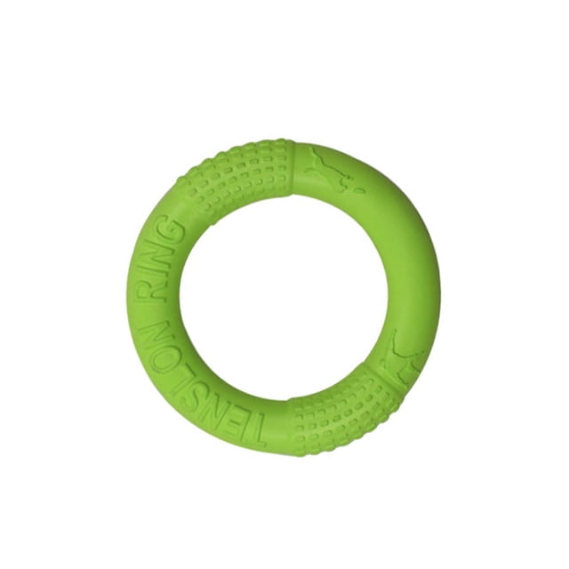 Greeniant Discos voladores para mascotas, anillo de entrenamiento para perros, extractor de mordida resistente, juguete flotante para cachorros Suministros para perros Greeniant PT001095-00