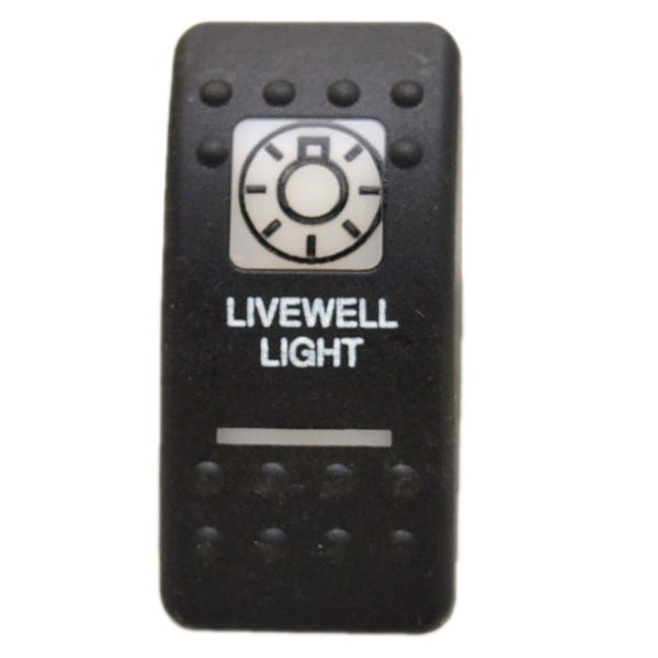 Carling Boat Rocker Switch Cover | Livewell Light Black Actuator ...