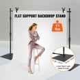 thumbnail image 3 of The SKYSHALO Pipe and Drape Kit comes with a heavy-duty backdrop stand, featuring a carbon steel base measuring 10x10 feet., 3 of 10