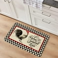 thumbnail image 2 of Rooster Kitchen Rug Sets 2 Piece Farmhouse Kitchen Mats for Floor Non Slip Washable Thin Kitchen Area Rug Floor Mat Waterproof Hallway Laundry Room Runner Rug 17x29 and 17x47 Inch, 2 of 6