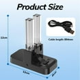 thumbnail image 2 of Lavilys Charging Dock Compatible with Nintendo Switch for Joy Con & OLED Model Controller with Lamppost LED Indication, Charger Stand Station with Charging Cable, 2 of 6