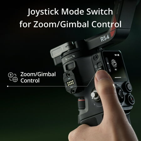 DJI - RS 4 3-Axis Gimbal Stabilizer for Cameras - Black