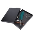 thumbnail image 2 of Ink Pen, Exquisite Design With Retro Style, Feather Pen Set, Durable To Use, Comfortable To Hold, For Gifts Home Green, 2 of 8