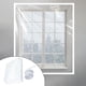 thumbnail image 1 of de aislamiento de ventana, instalación sencilla Interior de cubierta de ventana, película transparente retráctil para cubrir ventanas, película 63 pulgadas x 63 pulgadas BLESIY Película aislante para ventanas, 1 of 8