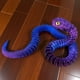 thumbnail image 5 of Figura decorativa de plástico realista con forma de mano de serpiente impresa en 3D y articulaciones totalmente móviles., 5 of 5