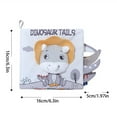 Baby Visual Tail Cloth Book Baby Can't Tear It Apart Three Book Toy Cloth Book Boys Board Games