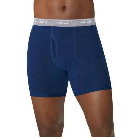 Hanes Men's FreshIQ Comfort Flex Waistband Boxer Brief, 5-Pack