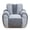 Gray, variant on Newest Heart-Shaped Backrest Bean Bag Chair,Teddy Fabric with Color-Block, Comfy Lazy Sofa for Adults, White+Pink