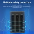 thumbnail image 4 of 3 Slots Camera Battery , Standard Portable Professional High Performance Efficient Action Camera Battery   For Action Camera Accessories, 4 of 8