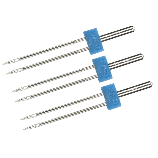 Aguja Para Máquina De Coser Accesorios De Costura Puntadas Para Máquina De Coser Agujas Dobles Pasadores Para Máquinas De Coser ANGGREK Arte y Manualidades