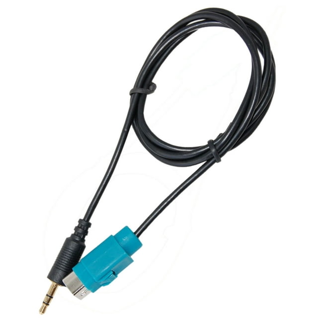 HQRP Mini Jack Full Speed Cable for Alpine CDE-9880R / CDE-9882Ri / CDE-9872R / CDE-9872RM