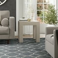 thumbnail image 4 of Evelyn&Zoe Langston 22" Wide Square Side Table, Alder White, 4 of 7