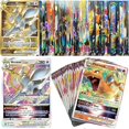 thumbnail image 2 of Cartas de Pokémon de 100 piezas, Vstar V MAX GX, versión en inglés para niños de batalla, juego Charizard Tag Team, tarjeta de colección brillante Fivean unisex, 2 of 2