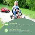 thumbnail image 3 of hauck Blizzard Ergonomic Pedal Ride On Go Kart Toy for Boys and Girls Ages 4 to 8, Red, 3 of 12