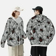 thumbnail image 4 of Balery Spiders Sudadera ligera de manga larga con capucha y protección solar UPF 50+ para hombre y mujer, ideal para pesca y running-Large, 4 of 7