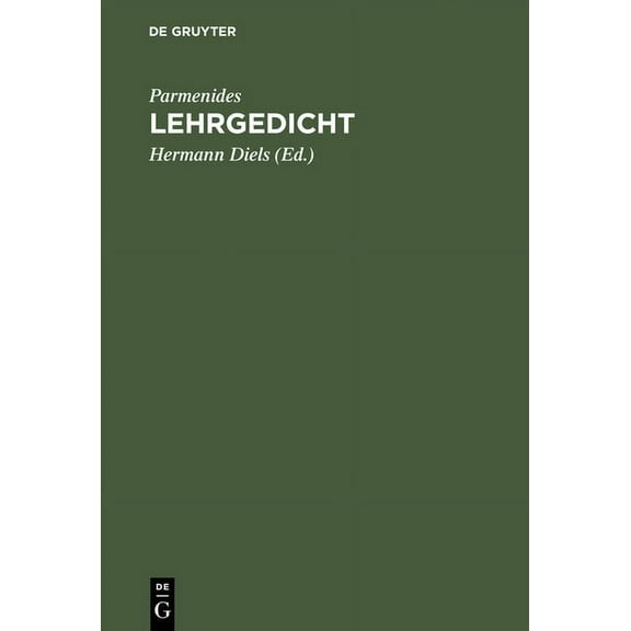 Lehrgedicht, (Hardcover)