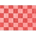 thumbnail image 1 of Ahgly Company Machine Washable Indoor Rectangle Checkered Red Modern Area Rugs, 8' x 10', 1 of 4