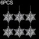 thumbnail image 3 of Christmas Ornaments Crystal Acrylic Transparent Snowflake Pendants Christmas Tree Hanging Decor New Year Xmas Party Supplies, 3 of 5