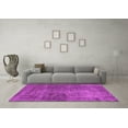 thumbnail image 3 of Ahgly Company Indoor Square Oriental Pink Industrial Area Rugs, 7' Square, 3 of 4