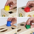 thumbnail image 3 of 1Set de madera geométrico desbloqueo juguete interactivo juguetes Montessori educativo bebé niño pequeño geometría sensorial juguete educativo, 3 of 3