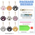 thumbnail image 2 of (PT06) (Diamante Doble Cara 9 Piezas) Llavero Con DIY Garra Gato, 2 of 9