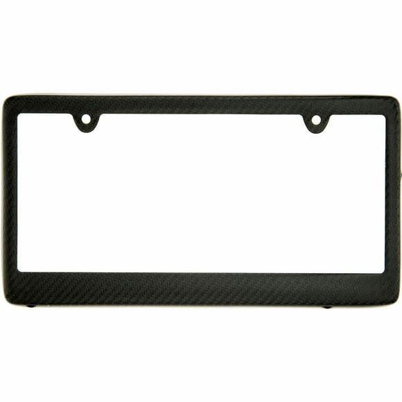 Real 100% Matte Black Carbon Fiber License Plate Frame TAG Cover FF