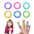 thumbnail image 2 of Sensory Rings Toy Set for Kids Stress Anxiety Quiet Classroom Focus Play 6PCS, 2 of 4