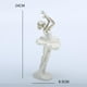 thumbnail image 4 of Reloj de pared moderno con números y movimiento silencioso, con escultura artística de bailarina para decoración del hogar, la oficina y el do, 4 of 8