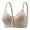 Gray, variant on Ofreoo Seamless Front Closure Mastectomy Bra Surgical Bra Pocket Breast Prosthesis Breast Forms Bralette Daily Bra