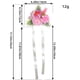 thumbnail image 3 of Flor de muñeca de rosa 3D - Accesorios para damas de honor de boda, suaves, cómodos, gruesos y duraderos, con todo el color para ceremonias y fiestas, 3 of 3