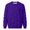 Purple, variant on Kids Solid Color Waffle Knit Crew Neck Sweatshirt Boys Girls Long Sleeve Pullover Soft Lined Fall Winter Casual Basic Top for Daily School Layering Wear(Light Green,6-8 Years)