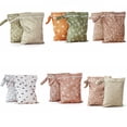 thumbnail image 3 of Inteprter 2 bolsas húmedas y secas portátiles para pañales, cochecitos y artículos de aseo. Pañales de tela esenciales para bebés. Bolsas Almacenamiento y organización del hogar ZP015-07, 3 of 6