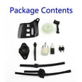 thumbnail image 1 of 2500 25cc Chinese Chainsaw Fuel Oil Hose Worm Gear Intake Manifold Bar Plate, 1 of 10