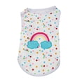 thumbnail image 2 of NIBOLOG Pet Shirt Sleeveless Cartoon Pattern Round Collar Pullover Type Comfy Dog Clothes for Party, 2 of 8