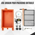thumbnail image 7 of GARVEE 20 Gallon Low Profile Oil Drain Pan with Electric Pump,12V Oil Change Pan Metal with 8FT Hose & Folding Handle for Cars,SUVs,Trucks,Buses,RVs,Orange, 7 of 7