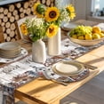 thumbnail image 4 of Farmhouse Round 15 Inch Placemats Set of 8, Retro Country Star Berry Vintage Wood Grain HeatResistant Non Slip Place Mats for Dining Table, Wipeable Braided Kitchen Table Mats for Housewarming, 4 of 9