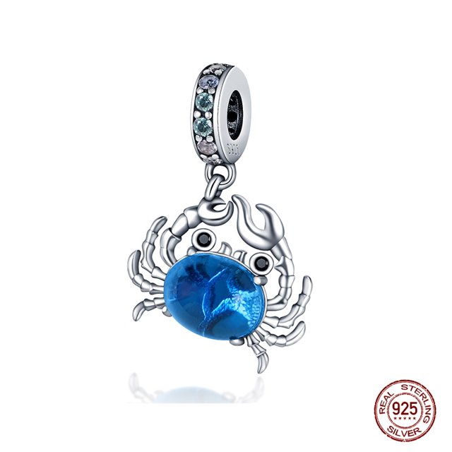 Ajuste Pandora 925 pulsera Original camaleón luminoso luciérnaga mariposa plata encantos cuentas para DIY joyería de Navidad fabricación de regalos Dengxun unisex