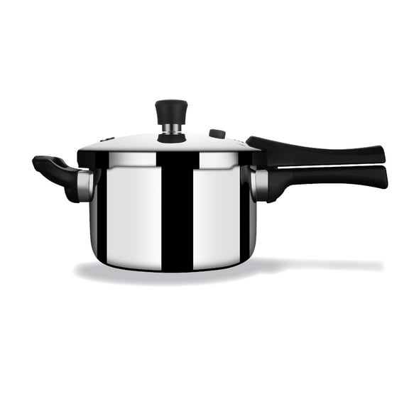 Xpress Cooker Triply Pressure Cooker Broad | Induction Cooker, Outer Lid Pressure Cooker 5 Liters