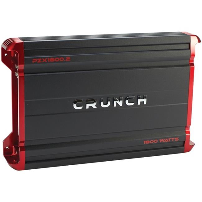Crunch PZX1800.2 Powerzone 2-Channel Class AB Amp, 1,800