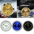 Mini Pocket Quartz Analog Watch StickOn Clock For Car Bike Motorcycle