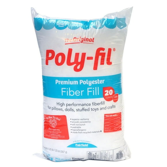 FAIRFIELD Poly-Fil® Fibre haut de gamme, 567g (20 oz) – Qualité artisanale