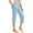 Light Blue-A1, variant on Capri Pants for Women Bootcut Yoga Pants with Pockets High Waisted Flare Leggings Casual Work Pants White S