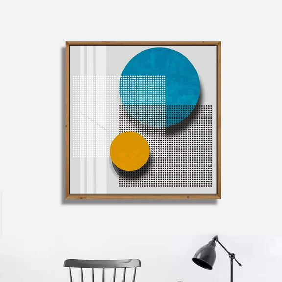 wall26 Framed Canvas Wall Art for Living Room, Bedroom Texture Canvas Prints for Home Decoration Ready to Hang - 16x16 inches