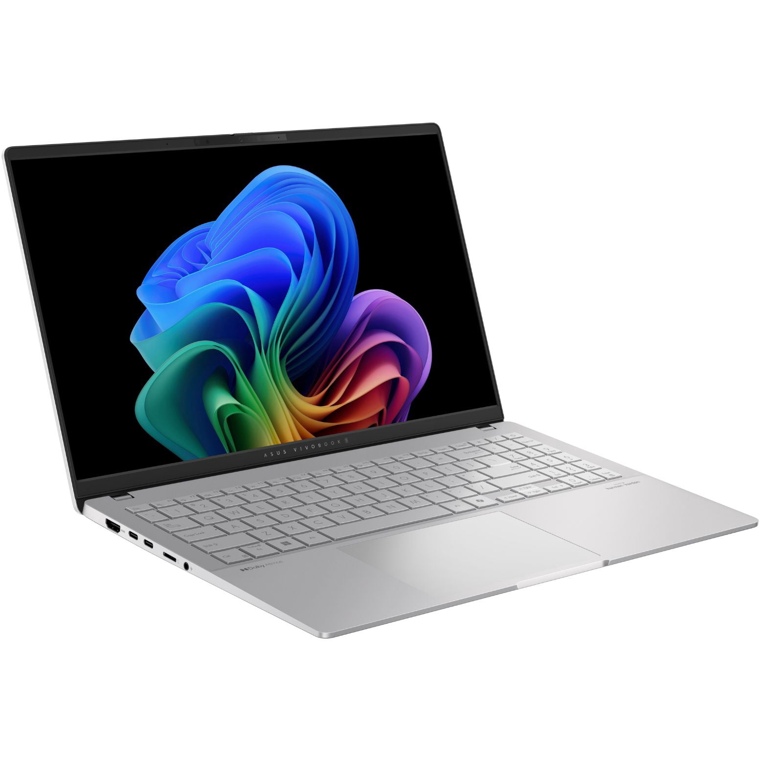 ASUS Vivobook S 15 15.6" 3K OLED Snapdragon X Elite X1E 78 100 16GB 512GB SSD Qualcomm Adreno Windows 11 Home Laptop Silver - S5507QA-CB91-CB