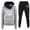 Gray, variant on Itsame Sweatsuits 2pcs Sets for Womens Long Sleeved Sweatshirt and Pants Printed Casual Set Gray Size 3XL