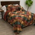 thumbnail image 3 of Donna Sharp Campfire Plaid Gathered Cotton King Bedskirt, 3 of 3