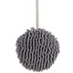 thumbnail image 5 of Xiao Hua Toallas de mano de chenilla suaves y absorbentes, bolas decorativas de felpa para colgar, toalla de secado grueso para el hogar, la cocina y el baño (gris x 2), 5 of 5