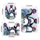 thumbnail image 3 of Pingu Juego de 3 alfombras de baño de coral fleece: tapete de baño + alfombra de inodoro en forma de U + funda de tapa de inodoro en forma de O, 3 of 6