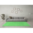 thumbnail image 3 of Ahgly Company Indoor Rectangle Solid Emerald Green Modern Area Rugs, 2' x 5', 3 of 4